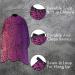 King Midas Empire Unisex Hair Stylist Cape - Waterproof Adjustable Cutting Cape in Purple/Pink - Perfect for Professionals & Home Use - Buy Online on GoSupps.com