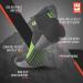 MudGear Quarter Length Trail Running Socks 2-Pack - Men and Women - Gray/Green - Medium - Perfect for Running, Hiking, Cycling and More - Buy Online on GoSupps.com