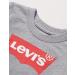 Levi's Kids Long Sleeve Batwing Tee - Baby Boys 24 Months, Grey Heather - Buy Online on GoSupps.com