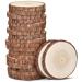 LESUMI Unfinished Natural Wood Slices with Bark - 20 Pcs 3.5-4 inch Wood Craft kit  DIY Kids Arts and Crafts Coasters Christmas Ornaments Rustic Wedding Decorations