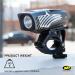 NiteRider Lumina Micro 850 Front Bike Light - USB Rechargeable Safety Flashlight for Mountain and City Cycling - Buy Online on GoSupps.com