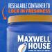 Maxwell House Half Caffeine Ground Coffee 25.6 oz Canister - Balanced Blend for All-Day Enjoyment - Buy Online on GoSupps.com