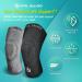 Vital Salveo Knee Compression Sleeve - Unisex Pain Relief Brace for Swelling & Recovery | Ideal for Running Basketball & Gym Workout (Dark Grey XXXL - Buy Online on GoSupps.com