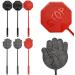 Hausfelder Fly Swatter Set of 6 - Sturdy Plastic Mosquito & Insect Swatters in Black & Red - Perfect for Home & Travel - Buy Online on GoSupps.com