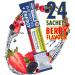 Naka Electrolytes + Energy Natural Hydration Drink Mix powder Berry Flavour Caffeine Free Botanical Boost with Beetroot Hawthorn Berry and Ginseng Made in Canada (24 sachets) - Buy Online on GoSupps.com