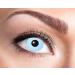 Eyecatcher 84095241-w13 - Colored contact lenses 1 pair weekly lens ice blue carnival Mardi Gras Halloween