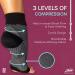 Modetro Socks - Ankle Compression Socks for Support & Discomfort Relief | Dotted Black - Large | International Shipping Available - Buy Online on GoSupps.com