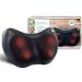 Saneorelax - Massage pillow for neck shoulder back massage with heat function Shiatsu Warming pillow massage device German brand quality