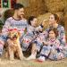 PatPat Reindeer & Snowflake Family Christmas PJs Set - Kids 6-7 Years Bluewhite - Buy Online on GoSupps.com