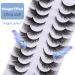 Yawamica Angel Lashes-20MM: Fluffy Dramatic Faux Mink Fox Eye Lashes for Full Volume and Lift Effect - 10 Pairs Pack - Buy Online on GoSupps.com