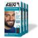 Just For Men Mustache & Beard Beard Dye for Men with Brush Included for Easy Application With Biotin Aloe and Coconut Oil for Healthy Facial Hair - Darkest Brown M-50 Pack of 3 Darkest Brown M-50 Pack of 3