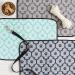 Bone Dry Machine Washable Ultra Absorbent Pet Mat - Lattice Gray - 12x18 - Buy Online on GoSupps.com