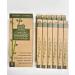 Zeek's Naturals LLC Biodegradable Eco-Friendly Natural Bamboo Charcoal Toothbrushes - Pack of 12 - Numbered - Charcoal Infused Bristles (12)