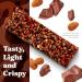 Simply Protein - Dark Chocolate Almond Crispy Bars - Plant Based Protein Bars - Low Carb Low Sugar High Fibre - 13g Protein 2g Sugar 7g Fibre - Vegan Gluten Free Non GMO Kosher - 4 Bars Dark Chocolate Almond 4 Count (Pack of 1) - Buy Online on GoSupps.com