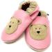MiniFeet Premium Soft Leather Baby Shoes - 4 for the Price of 3 - Toddler Shoes for 0-6 Months to 4-5 Years - Pink Bear Design - Buy Online on GoSupps.com
