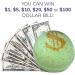 Bath Bomb Money Scent with Real Money Inside - Up to $100 Cash Surprise Gift | Acai Berries and Satin Fragrance for Women - Buy Online on GoSupps.com