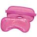 Eye See Plush Gel Eye Mask for Puffy Eyes  Pink - Cold Eye mask to Treat Dark Circles  Sinuses  Dry Eyes  and for Allergy Relief - Microwave Safe for Heat Therapy