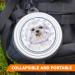 MALTESER Foldable Portable Drinking Bowl | Travel Pet Bowl with Carabiner | Unique & Handy Design for On-the-Go Pets - Buy Online on GoSupps.com