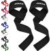 RDX Lifting Wrist Straps for Weightlifting, 5MM Neoprene Padded Anti Slip 60CM Hand Bar Support Grips, Strength Training Equipment Heavy Duty Workout Bodybuilding Powerlifting Gym Fitness, Men Women Black One Size