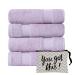 TEXTILOM Turkish Hand Towels for Bathroom  Hotel and Spa Quality & Soft & Absorbent & Quick Dry Bathroom Hand Towels  100% Cotton Turkish Hand Towel Set of 4 (16 x 28 inches)- Lavender