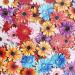 100Pcs Wooden Daisy Flower Buttons for Crafts 1 inch Painted Flower Shaped Wood Buttons Daisy Sunflower 2 Holes Flatback Button Christmas Buttons
