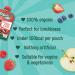 Organix Kids Red Berries & Apple Organic Smash Pouch 3+ Years 100 g (Pack of 6) - Buy Online on GoSupps.com