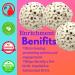 Bonka Bird Toys Sola Atta Balls - Organic Foot Beak Chew Toy for Small Pets - Pack of 3 - Buy Online on GoSupps.com
