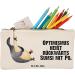 Mr. & Mrs. Panda Size S Small Penguin Laugh Makeup Bag | Funny Cosmetic Case Gift & Feather Folder for Cosmetics - Buy Online on GoSupps.com
