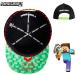 Minecraft Hat for Children | Black Pixelated Green Grid Cap with Logo | Perfect Accessories for Boys Ages 3+ - Buy Online on GoSupps.com