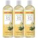 Burts Bees Rosemary & Lemon Body Wash 12 Oz - Pack of 3 (Package May Vary)