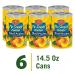 Del Monte No Sugar Added Yellow Cling Sliced Peaches 14.5 oz Can (Pack of 6) | Canned Fruit - Buy Online on GoSupps.com