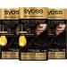 Syoss Oleo Intense Permanent Hair Color 1-10 Intense Black with Nourishing Oil and Ammonia Free 3 Bottles 115ml
