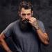 Retoo Beard Brush - Black Wood Oval Brush with Vegan Bristles for Daily Beard Care | Perfect Gift Idea for Men | Enhance Beard Growth - Buy Online on GoSupps.com