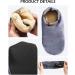Geyoga 3 Pairs Winter Non-Slip Thermal Socks for Men - Black, Navy Blue, Dark Grey - Buy Online on GoSupps.com