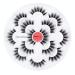 5D fluffy false eyelashes naturally look faux mink lashes make -up thick fluffy soft soft reusable murmature 7 pair -happy Heartbeat (magic)