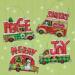 Dimensions Holiday Truck Cross Stitch Kit | 14 Count Plastic Canvas | 4pc Ornaments Set - Buy Online on GoSupps.com