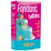 DECOCINO Fondant Light Blue 250 g ideal for decorating cakes tarts cupcakes palm oil free & vegan Light Blue 250 grams