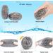6 Pack Stainless Steel Wool Scrubber Sponge for Tough Dirt, Grease, and Stain Removal on Dishes, Pots, Stovetops - Kitchen Cookware Cleaner - Buy Online on GoSupps.com