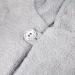 Mabyen Baby Hooded Bathrobe - 100% Organic Cotton Baby Poncho in Light Grey | Eco-Friendly One Size International Shipping - Buy Online on GoSupps.com
