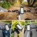 Waterproof 360 Rotatable Bicycle Phone Holder | Outdoor Handlebar Bracket for 7 Smartphones & GPS - Black - Buy Online on GoSupps.com