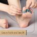 ToePal Gel Toe Separator Narrow - 1 Pair | Toe Spacers for Hammer Toe Straightening and Bunion Correction - Toe Straightener and Stretcher for Women and Men - Buy Online on GoSupps.com