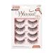 KISS Blowout Lash Collection 4 pairs of artificial eyelashes pageboy reusable artificial eyelashes including eyelash glue multipack