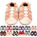MiniFeet Premium Soft Leather Baby Shoes - BUY 4 PAIRS & GET 1 OF THEM FOR FREE ! - Toddler Shoes - 0-6 Months to 4-5 Years 2-3 Years Pink Trainers