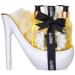 BRUBAKER Cosmetics Luxury Vanilla Spa Beauty Set - 6-piece Bath and Shower Set - Gift Set in Ceramic Stiletto White Gold White