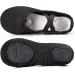 RoseMoli Canvas Ballet Slippers for Kids - Black, Split Sole Dance Shoes - Buy Online on GoSupps.com