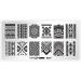 Whats Up Nails - B009 Lost in Aztec Stamping Plate for Nail Art Design