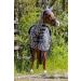 Marengos Zebra Fly Outdoor Ceiling | Insect Protection Horse Blanket with Saddle Cutout & Neck | Fine-Meshed | Black & White | 155 cm - Buy Online on GoSupps.com