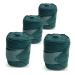 Bandages for the horse made of fleece with Velcro fastener - fleece bandages horse in the 4 -Set with practical storage bag (warm blood (full) dark green) Warmblood (full) dark green