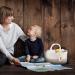 WHATWEARS Baby Diaper Caddy Organizer - Portable Cotton Rope Basket for Boys and Girls - Yellow Nursery Storage with Compartments - Buy Online on GoSupps.com