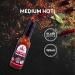 Poppamies Caribbean Hot Fruity Chili Sauce | Gluten-Free Lactose-Free Vegan | Spicy 5/10 - 150ml - International Shipping Available - Buy Online on GoSupps.com